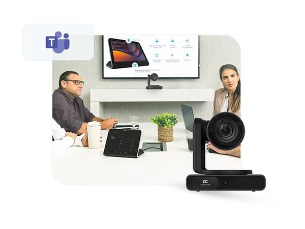 AudioCodes RXVCam70 - Konferenskamera - PLZ - färg - 3840 x 2160 - ljud - LAN - USB 3.0 - YUV, H.264, MJPEG - Likström 12 V/PoE Plus