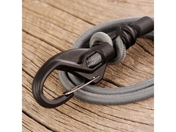 Nite Ize KnotBone elastisk stropp #5 grå-svart tau