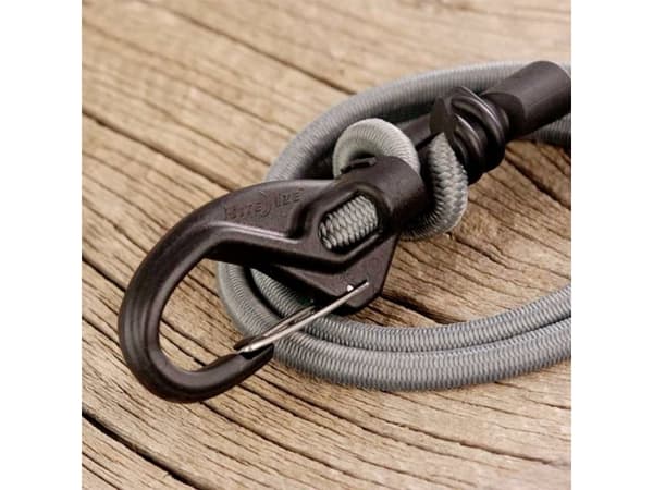 Nite Ize KnotBone elastisk stropp #5 grå-svart tau