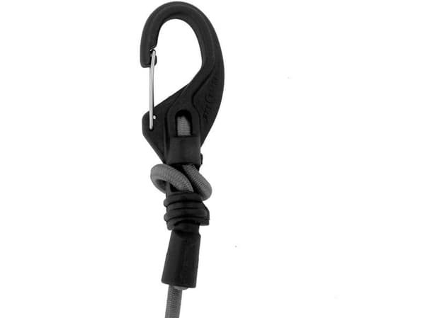 Nite Ize KnotBone elastisk stropp #5 grå-svart tau