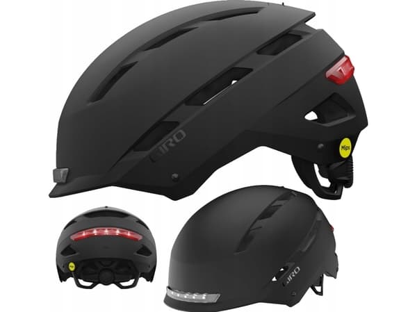 Giro GIRO ESCAPE MIPS INTEGRERT byhjelm matt sort størrelse. M (55–59 cm) (NY)