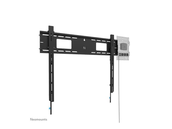 Neomounts LEVEL-750 - Monteringssett - for TV - tungt arbeid - låsbar - stål - svart - skjermstørrelse: 43"-98" - veggmonterbar