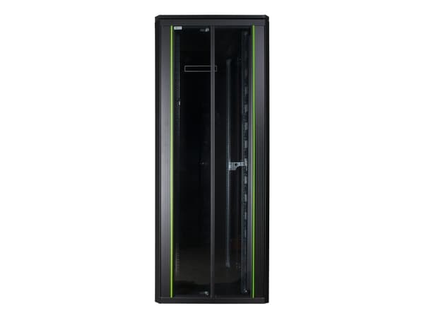 Lanview by Logon - Rack skåp - 600 x 1000 mm, data line - fristående - svart, RAL 9005 - 46U - 19"