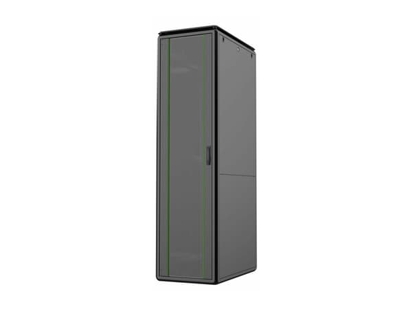 Lanview by Logon - Rack skåp - 600 x 1000 mm, data line - fristående - svart, RAL 9005 - 46U - 19"