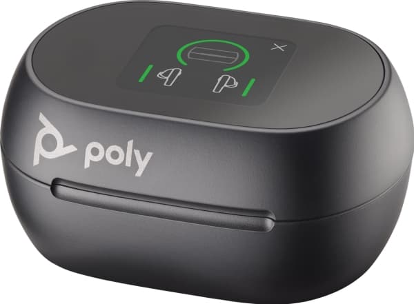 Poly - Latauskotelo - kosketusnäyttö - musta