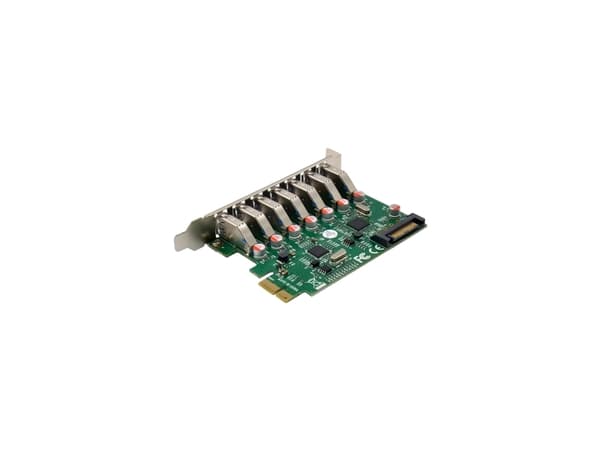 InLine 76661L, PCIe, USB 3.2 Gen 1 (3.1 Gen 1), Hankjønn, PCIe 2.0, SATA 15-pin, China