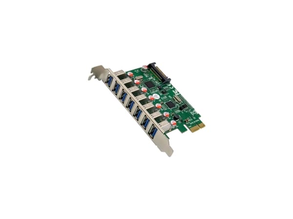 InLine 76661L, PCIe, USB 3.2 Gen 1 (3.1 Gen 1), Hankjønn, PCIe 2.0, SATA 15-pin, China