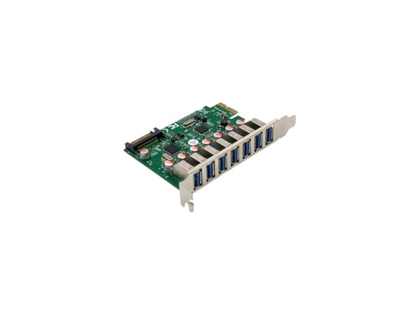 InLine 76661L, PCIe, USB 3.2 Gen 1 (3.1 Gen 1), Hankjønn, PCIe 2.0, SATA 15-pin, China