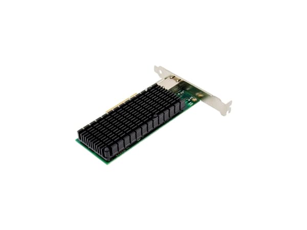 InLine 10-Gigabit network card, 1x RJ45 10Gb/s, PCIe x8, incl. LP bracket, PCIe, RJ-45, Male, PCIe 2.1, Passive, China
