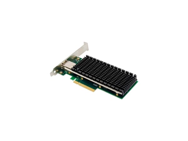 InLine 10-Gigabit network card, 1x RJ45 10Gb/s, PCIe x8, incl. LP bracket, PCIe, RJ-45, Male, PCIe 2.1, Passive, China