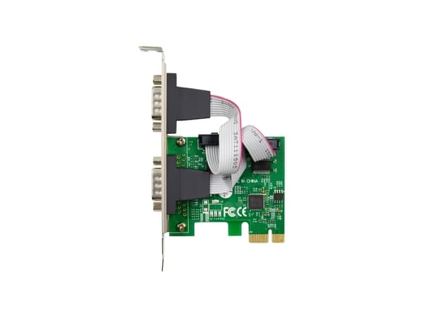 InLine 76619D, PCIe, Serial, Hankoppling, PCIe 2.0, RS-232, 9-stift, Kina