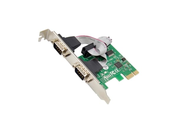 InLine 76619D, PCIe, Serial, Hankoppling, PCIe 2.0, RS-232, 9-stift, Kina