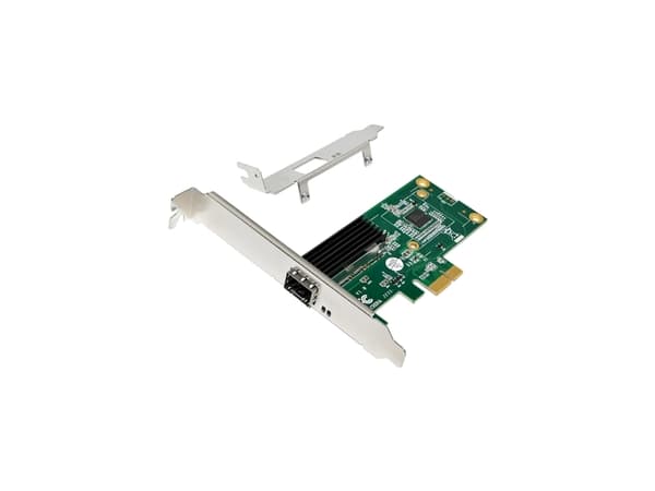 InLine 51129A, PCIe, SFP, Hankjønn, PCIe 2.1, Passiv, China
