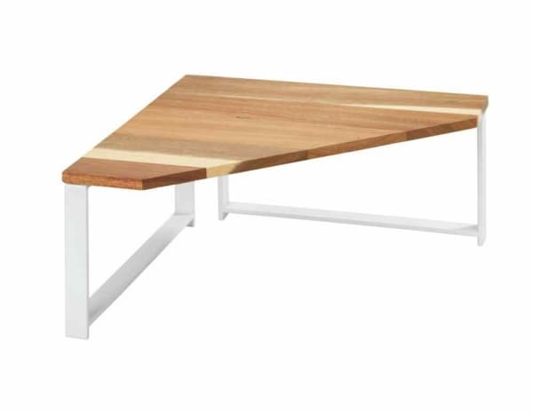 WENKO Louisa, Hjørnehylle, Frittstående, Metall, Tre, Hvit, Tre, Kjøkken, 1 hyller