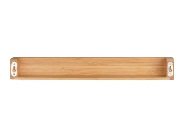 WENKO 24743100, Flytende hylle, Veggmontert, Bamboo, Bamboo, Universell, 1 hyller
