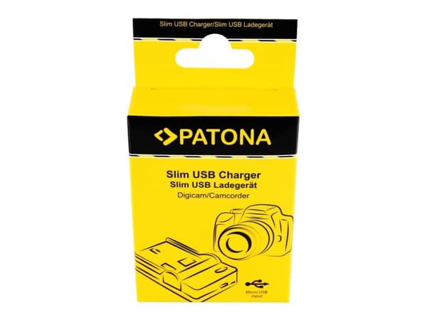 PATONA 151676, DC, EOS 750D, 760D, 8000D, Kiss X8i, Rebel, Rebel T6i, Rebel T6s, T6i, T6s, Kiss X8i, Sort, Gul, 5 V, 8,4 V, 0,5 A