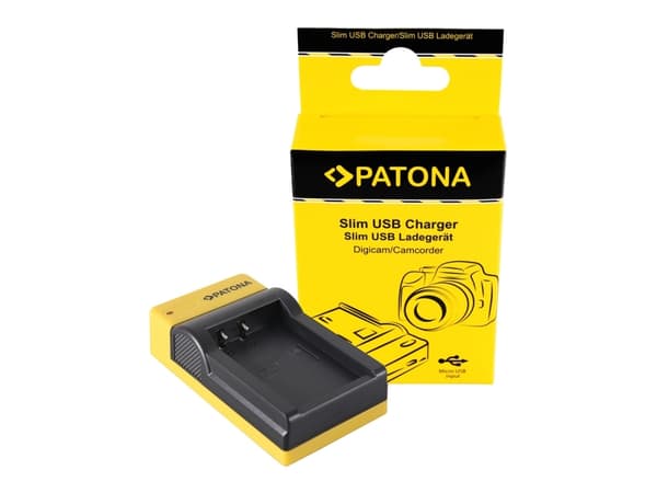 PATONA 151676, DC, EOS 750D, 760D, 8000D, Kiss X8i, Rebel, Rebel T6i, Rebel T6s, T6i, T6s, Kiss X8i, Sort, Gul, 5 V, 8,4 V, 0,5 A