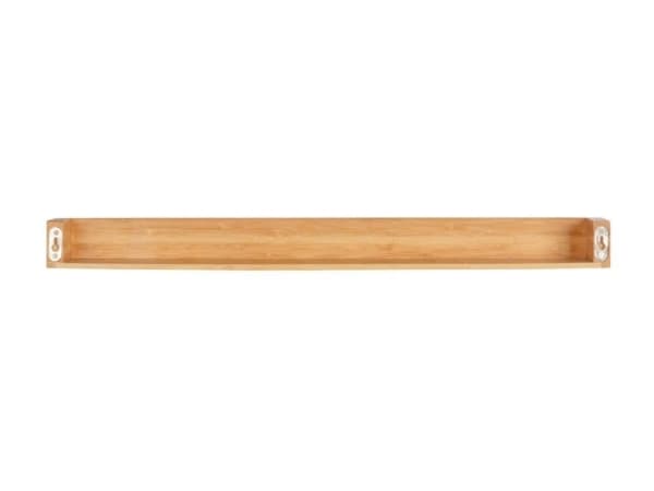 WENKO 24744100, Flytende hylle, Veggmontert, Bamboo, Bamboo, Universell, 1 hyller