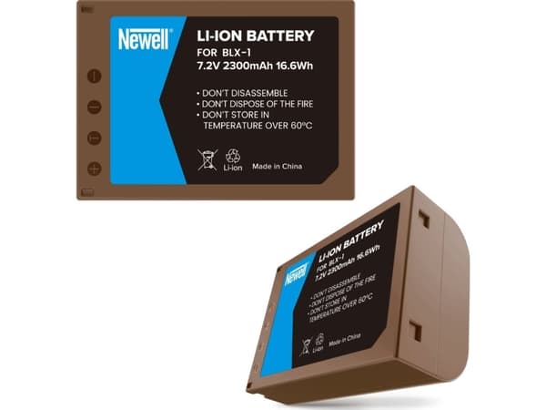 Newell batteri NEWELL batteribytte BLX-1 USB-C for Olympus