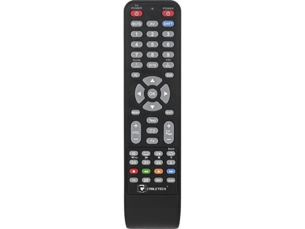 RTV LP fjernkontroll Universal programmerbar Cabletech 4 i 1 fjernkontroll