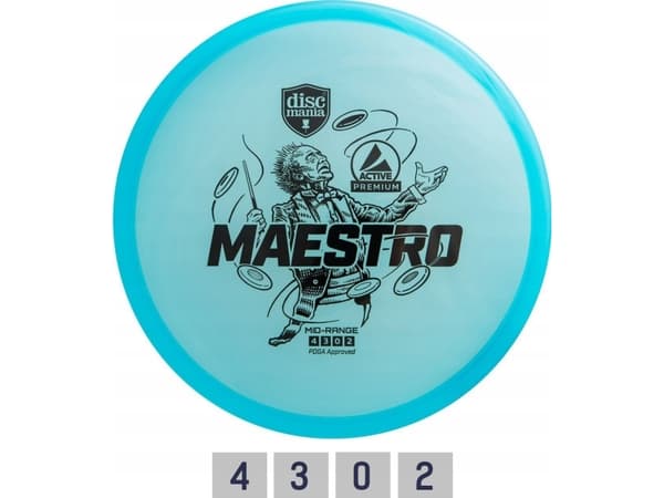 Discmania Discgolf DISCMANIA Mellanregisterdrivdon MAESTRO Active Premium Blue 4/3/0/2