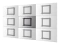 Miniatyrbilde 4 av 5: Neomounts WL95-800BL1 - Monteringssett (veggmontering) - for flatpanel - stål - svart - skjermstørrelse: 42"-70"