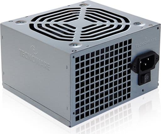 Tecnoware Free Silent, 500 W, 180 - 264 V, 47 - 63 Hz, 5 A, 22 A, 28 A Harmaa