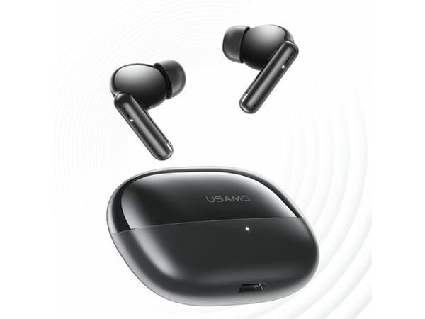 Usams USAMS Kuulokkeet Bluetooth 5.3 IF27 langattomat in-ear kuulokkeet musta/musta