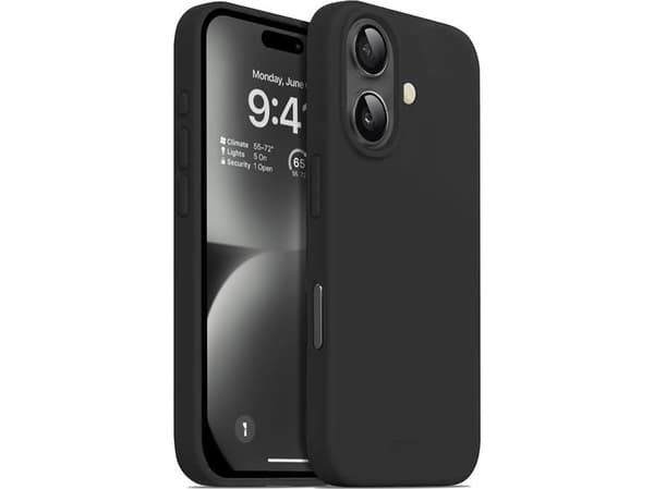Crong Crong Color Cover - Etui iPhone 16 (czarny)