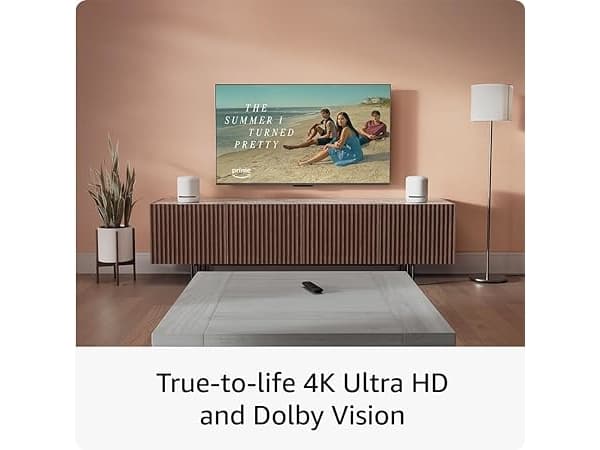Amazon Fire TV Stick 4K, 4K Ultra HD, Fire OS, 3840 x 2160 piksler, 720p, 1080p, 2160p, 1,7 GHz, 60 fps