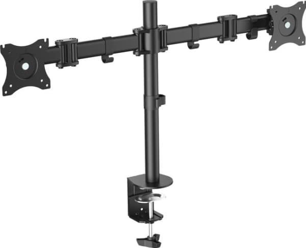 DIGITUS DA-90349 - Monteringssats (bordsfäste, 2 skärmarmar) - för 2 LCD-bildskärmar - skärmstorlek: 15"-27" - skrivbord