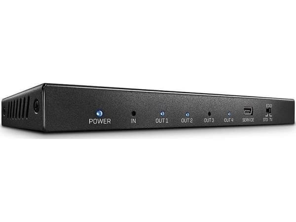 Lindy 38236, HDMI, 4x HDMI, 3840 x 2160 pixlar, Svart, Metall, 4K Ultra HD
