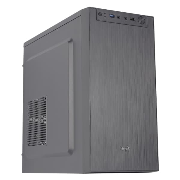 Aerocool CS-108, Mini Tower, PC, Svart, micro ATX, Mini-ITX, ABS, SPCC, 15,1 cm