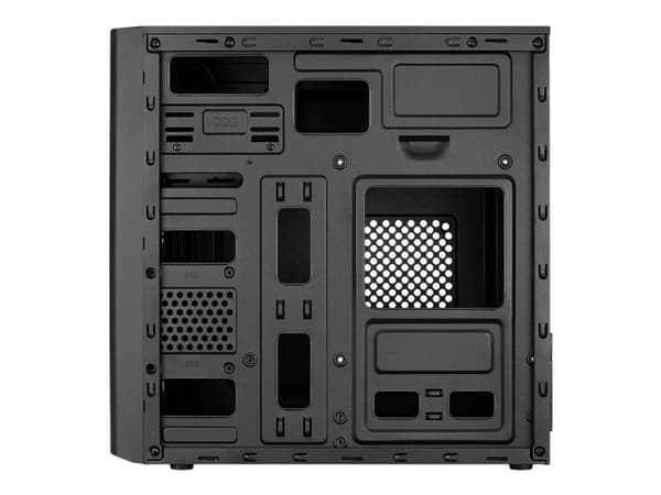 AeroCool PGS C Series CS-103 - Tower - micro ATX - ingen strömförsörjning (ATX) - svart - USB/ljud