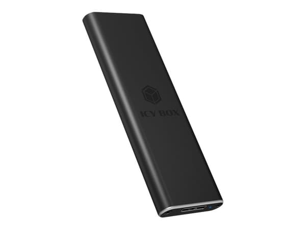 ICY BOX IB-183M2 - Drevkabinett - M.2 - M.2 Card - USB 3.0 - svart