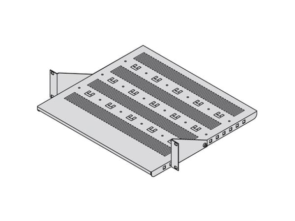 nVent SCHROFF 20118786 19 tommer netværk-patchpanel Grå 1 stk