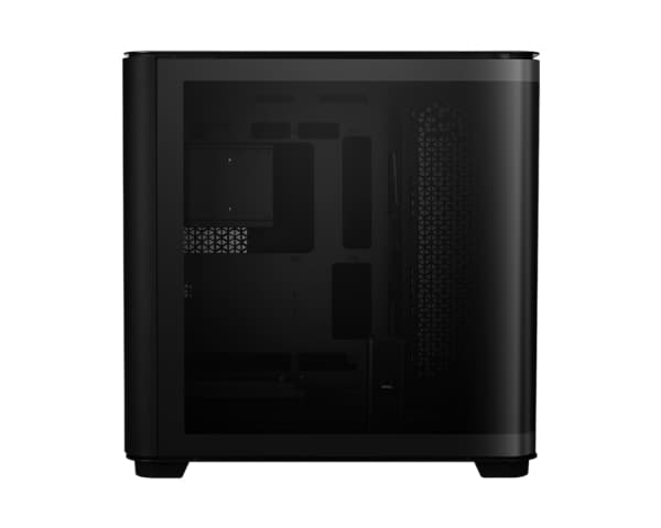 MSI MEG MAESTRO 700L PZ - Mid tower - utökad ATX - genomskinlig sidopanel (härdat glas) - ingen strömförsörjning (ATX) - svart - USB/ljud