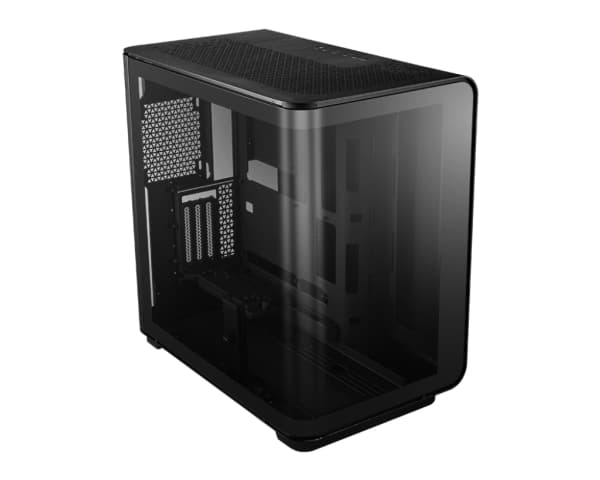 MSI MEG MAESTRO 700L PZ - Mid tower - utökad ATX - genomskinlig sidopanel (härdat glas) - ingen strömförsörjning (ATX) - svart - USB/ljud