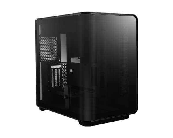 MSI MEG MAESTRO 700L PZ - Mid tower - utökad ATX - genomskinlig sidopanel (härdat glas) - ingen strömförsörjning (ATX) - svart - USB/ljud