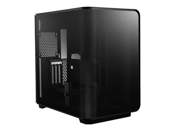 MSI MEG MAESTRO 700L PZ - Mid tower - utökad ATX - genomskinlig sidopanel (härdat glas) - ingen strömförsörjning (ATX) - svart - USB/ljud