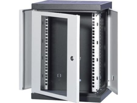 SCHROFF SCHROFF EPCASE 10 8 U-skåp med glasdörr, (H x B x D) 462 x 345 x 280 mm