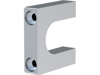 SCHROFF SCHROFF MultipacPRO Håndtak foran, i ett stykke, bredde 10 mm, 1 U