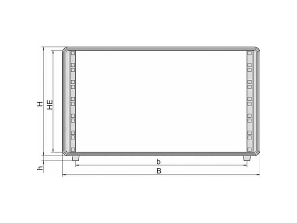 nVent SCHROFF 10225626 19 tommer installationskabinet Flerfarvet 1 stk