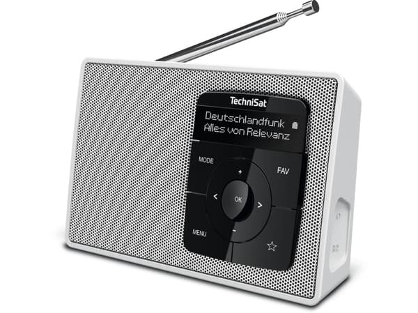 TechniSat DIGITRADIO 2 DAB+, FM Herätystoiminto Valkoinen