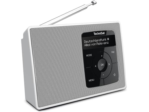 TechniSat DIGITRADIO 2 DAB+, FM Herätystoiminto Valkoinen