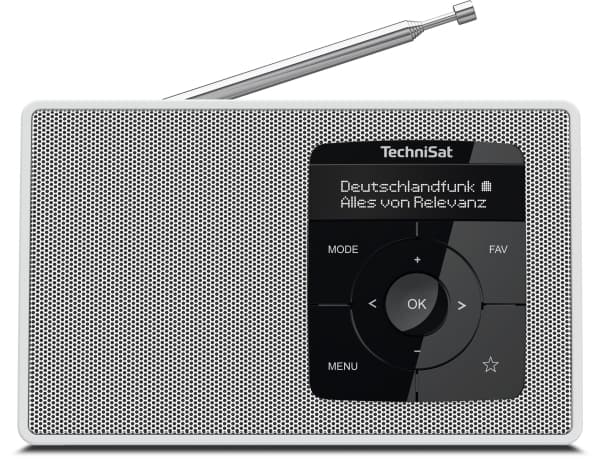 TechniSat DIGITRADIO 2 DAB+, FM Herätystoiminto Valkoinen