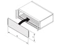 Miniatyrbilde 1 av 2: nVent SCHROFF 34571610 Frontplade 1 stk