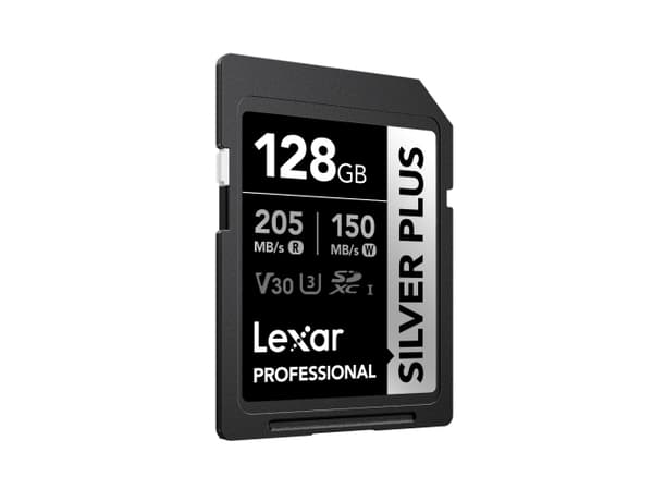 Kart Lexar Lexar SDXC Professional SILVER Plus UHS-I/U3/A2/4K R205/W150 (V30) 128 GB