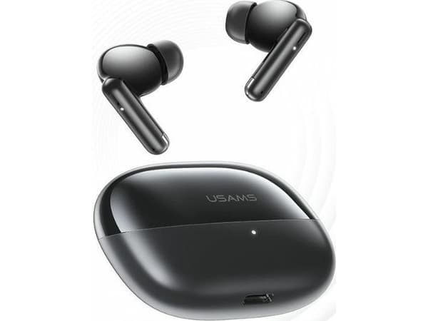 Usams USAMS hodetelefoner Bluetooth 5.3 IF27 trådløse in-ear hodetelefoner svart/svart
