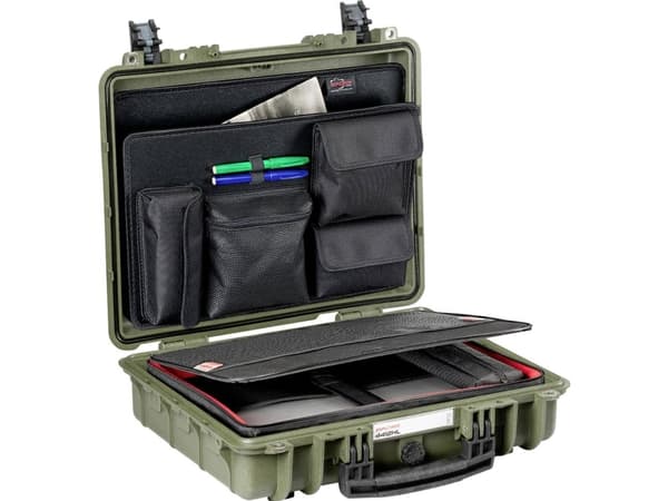 Explorer Cases Outdoor matkalaukku 4412HL.G C vihreä kannettavan tietokoneen laukulla BAG PC-44 (L x K x S) 45 x 35 x 13 cm Oliivinvihreä 4412HL.G C